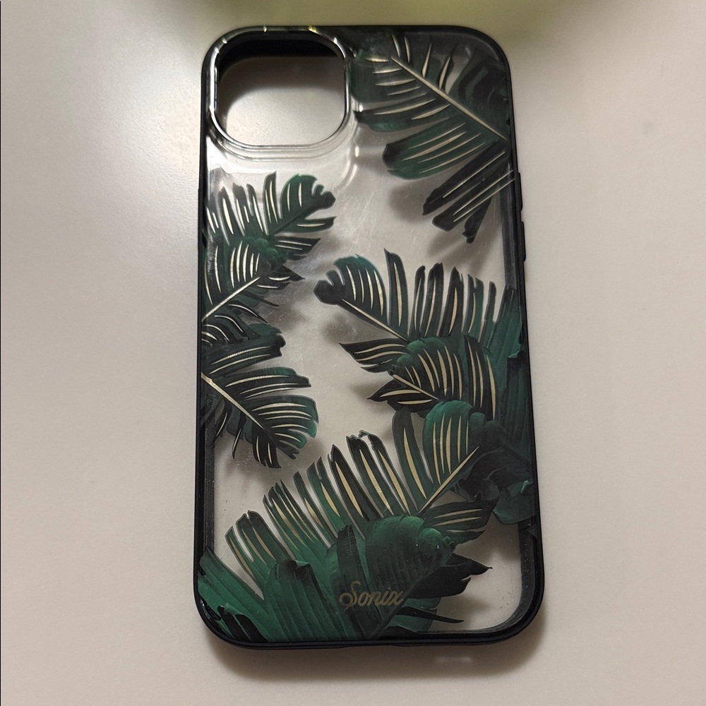 Onia Tropical Green Leaf Phone Case